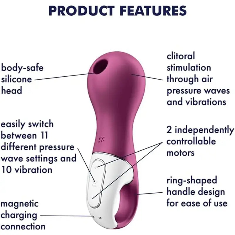 Experience Bliss with Satisfyer Lucky Libra Air Pulse Stim and Vibe