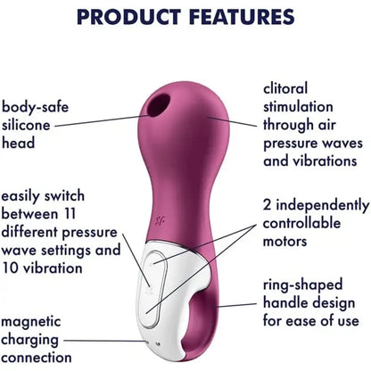 Experience Bliss with Satisfyer Lucky Libra Air Pulse Stim and Vibe