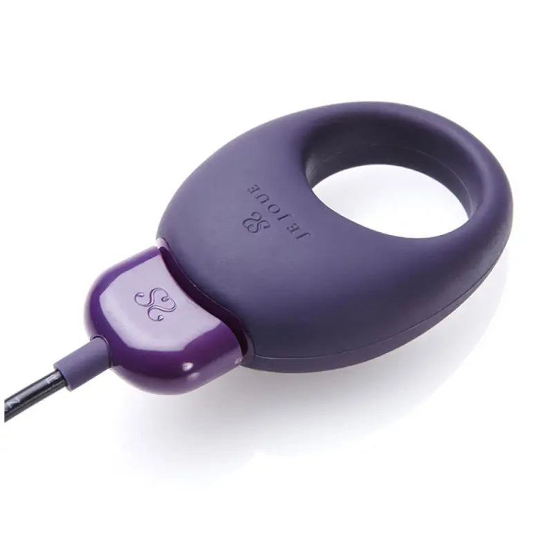 Experience Bliss with the Joue Mio Rechargeable Cock Ring Purple