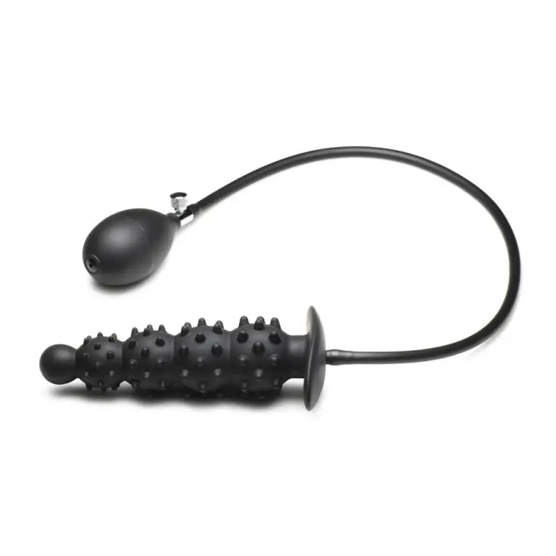 Experience Bliss with the Nubbed Inflatable Anal Plug