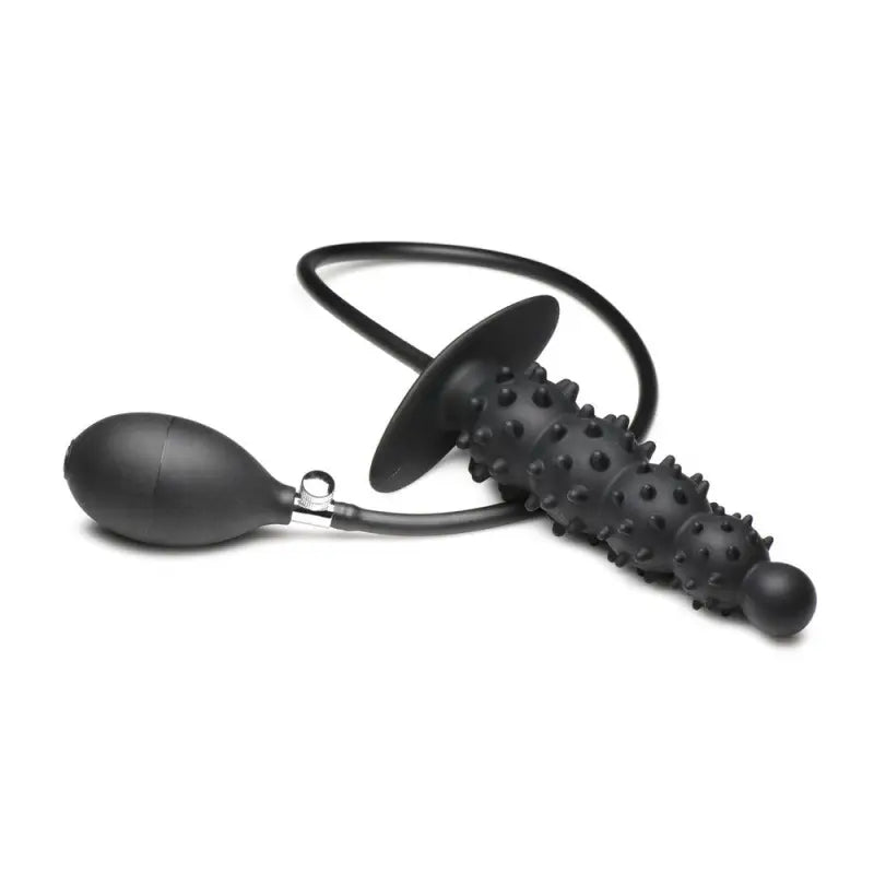 Experience Bliss with the Nubbed Inflatable Anal Plug