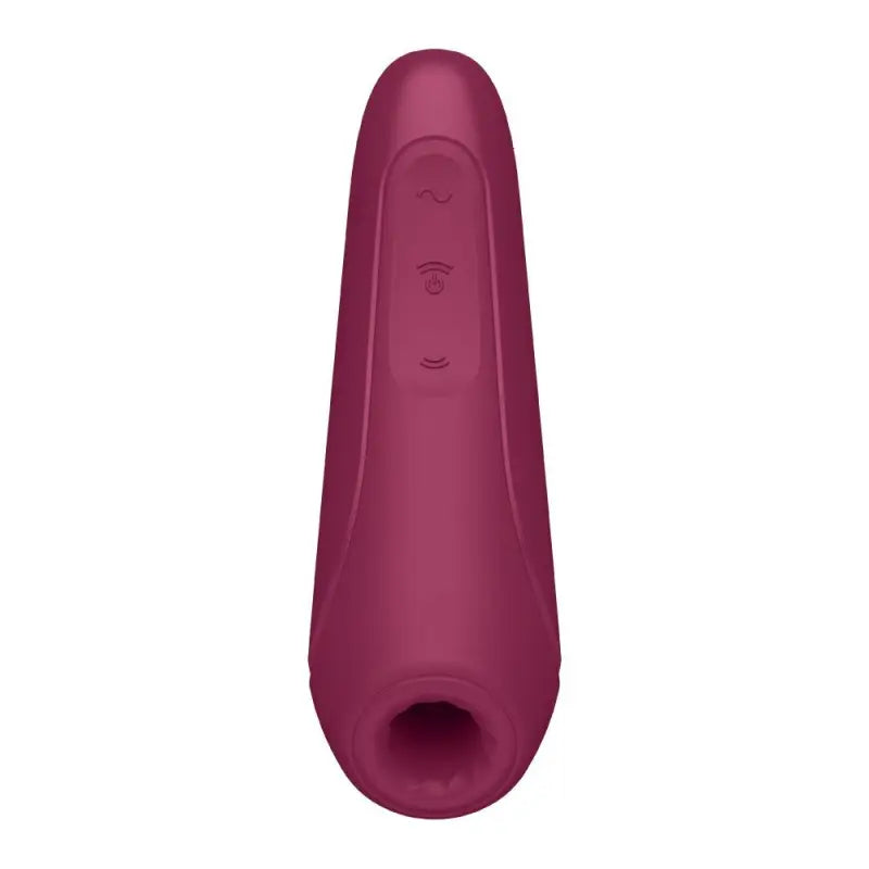 Experience Bliss with the Satisfyer App Enabled Curvy 1 Plus in Rose Red
