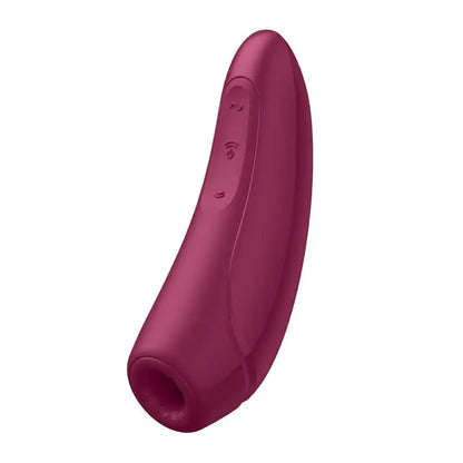 Experience Bliss with the Satisfyer App Enabled Curvy 1 Plus in Rose Red