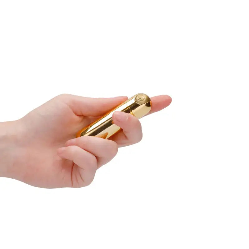 Experience Bliss with the USB Rechargeable Bullet Gold Vibrator