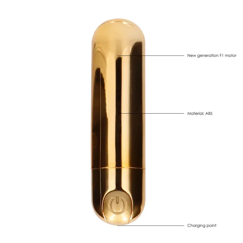 Experience Bliss with the USB Rechargeable Bullet Gold Vibrator