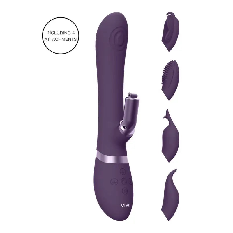 Experience Bliss with Vive Etsu Interchangeable Rabbit Vibrator