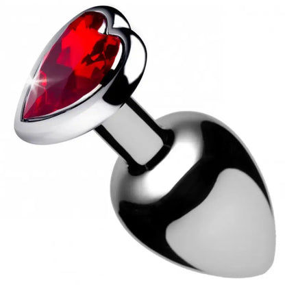 Experience Delight with the Sparks Red Heart Medium Anal Plug