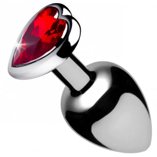 Experience Delight with the Sparks Red Heart Medium Anal Plug