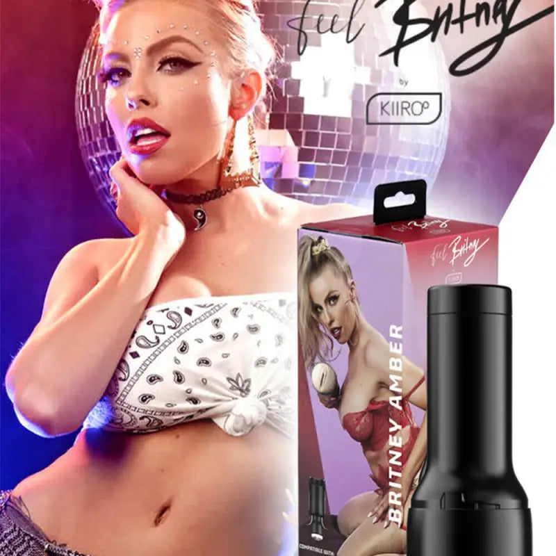 Experience Ecstasy with Kiiroo Britney Amber Feelstar Stroker