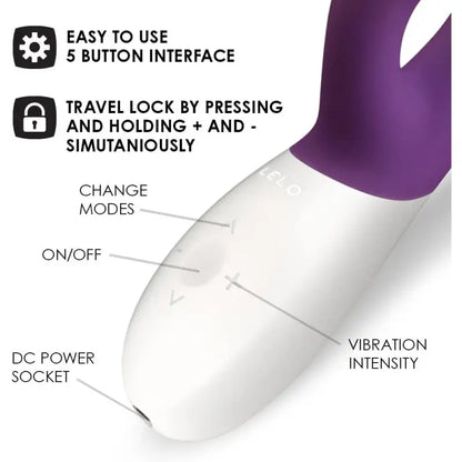 Experience Ecstasy with Lelo Ina Wave 2 Rechargeable Vibe Plum