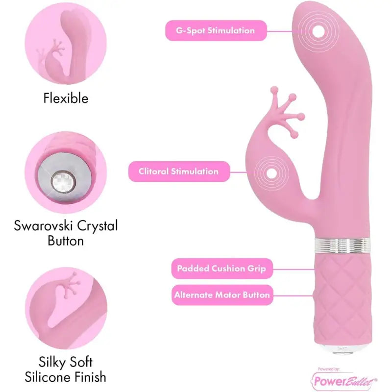 Experience Ecstasy with Pillow Talk Kinky GSpot and Clit Vibe