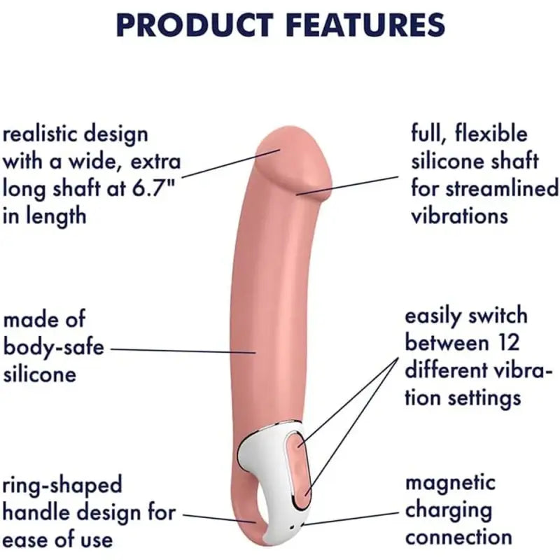 Experience Ecstasy with Satisfyer Vibes Master Nature Rechargeable Vibrator