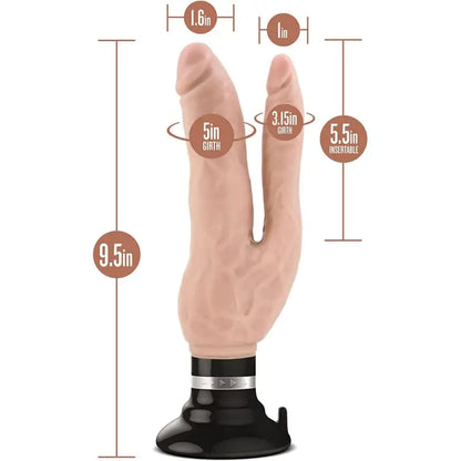 Experience Ecstasy with the Dual Penetrating Vibrating Dildo