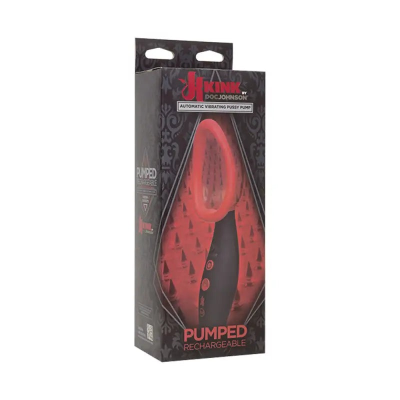 Experience Ecstasy with the Kink Pumped Rechargeable Vibrating Pussy Pump