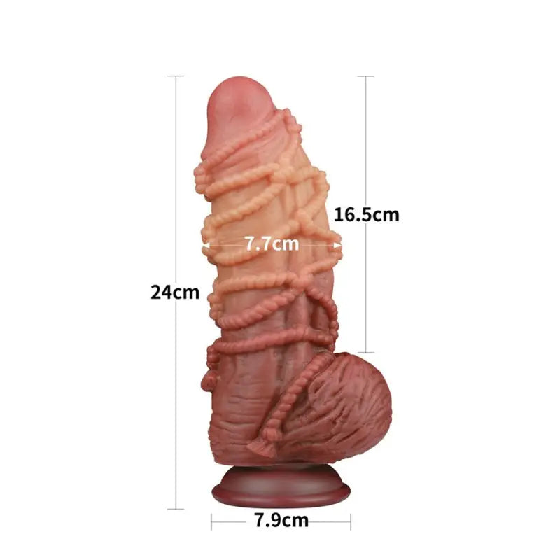 Experience Ecstasy with the Lovetoy Extreme Dildo and Powerful Suction Cup