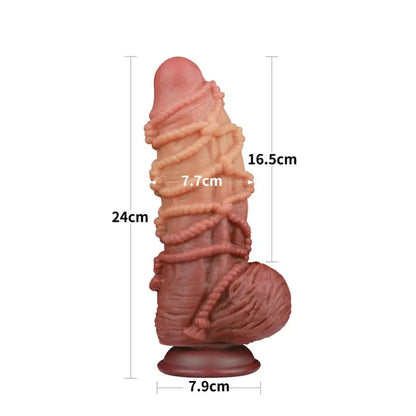 Experience Ecstasy with the Lovetoy Extreme Dildo and Powerful Suction Cup