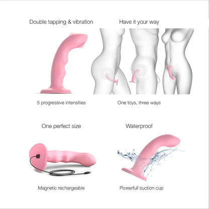 Strap On Me - Tapping Dildo Pink