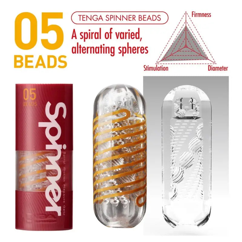 Experience Ecstasy with the Tenga Beads Spinner Masturbator