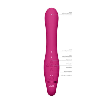 Experience Ecstasy with the Vive Suki Triple Action Strapless Vibrator
