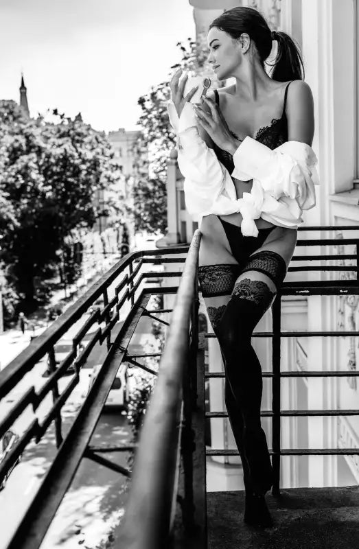 Experience Elegance with Black Secret BS108 Hold Ups