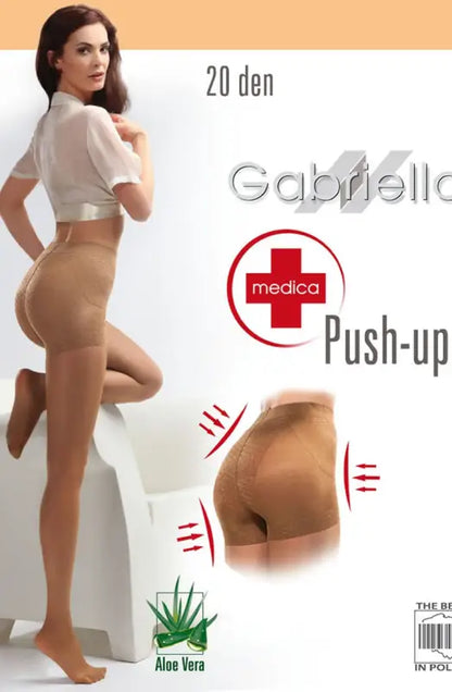 Experience Elegance with Gabriella Classic Push Shaping Anti-Varix Tights