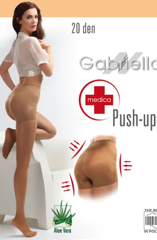 Experience Elegance with Gabriella Classic Push Shaping Anti-Varix Tights