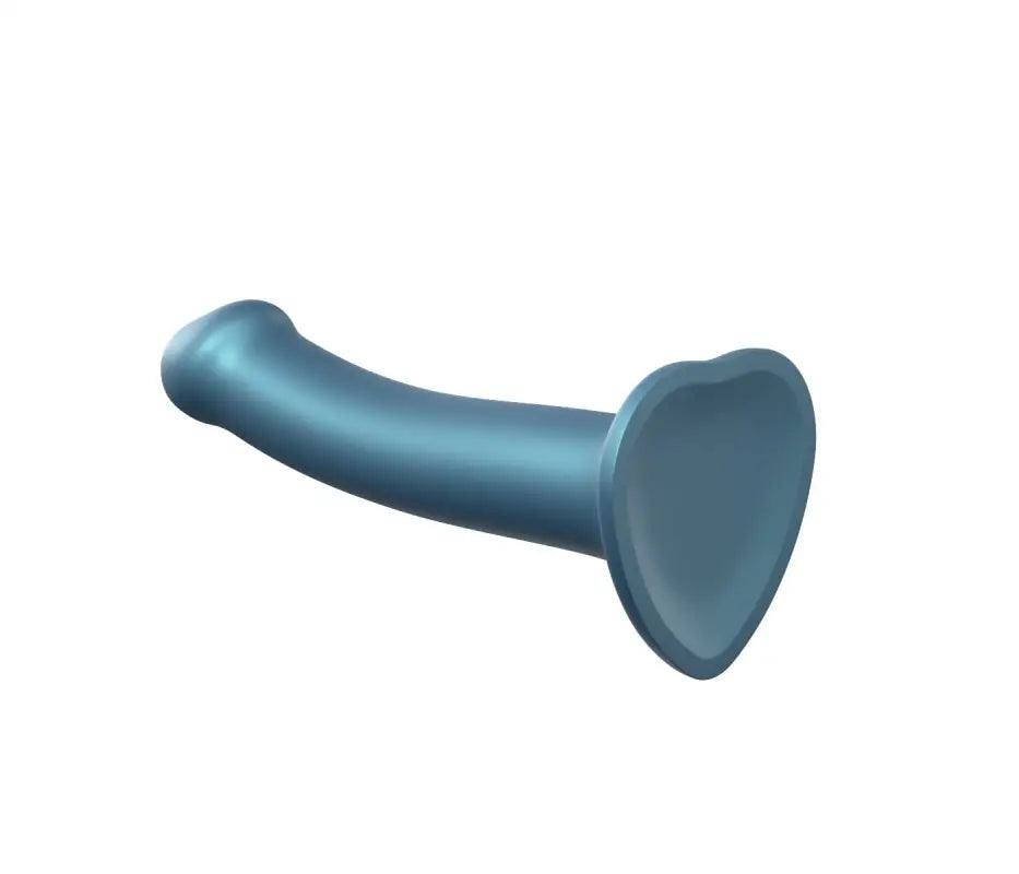 Strap On Me - Mono Density Dildo Metallic Duck Blue - M - Shine