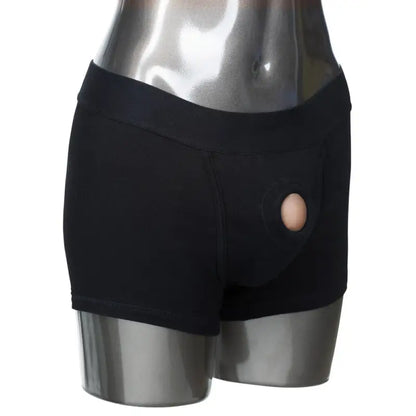 Experience Excitement with Packer Gear Boxer Harness in Black