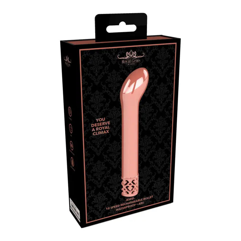 Experience Exquisite Pleasure with Royal Gems Jewel Bullet Rose Gold