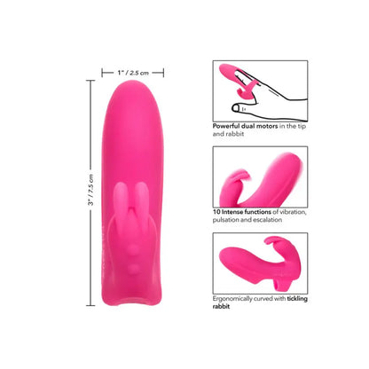 Experience Exquisite Pleasure with the Marvelous Pleaser Rabbit Finger Vibrator