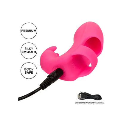 Experience Exquisite Pleasure with the Marvelous Pleaser Rabbit Finger Vibrator