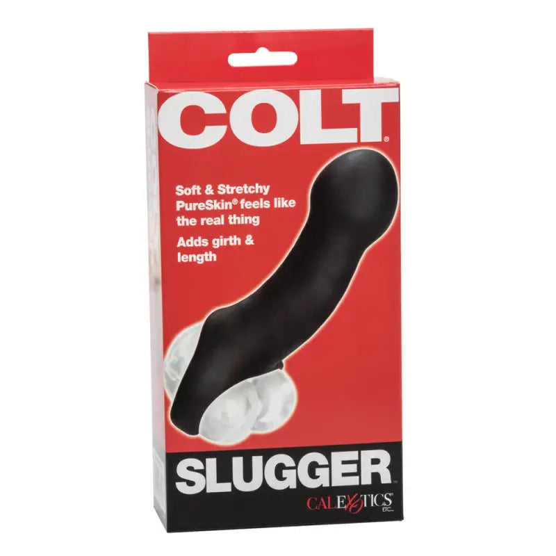 Experience Heightened Pleasure with Colt Slugger Black Penis Extender