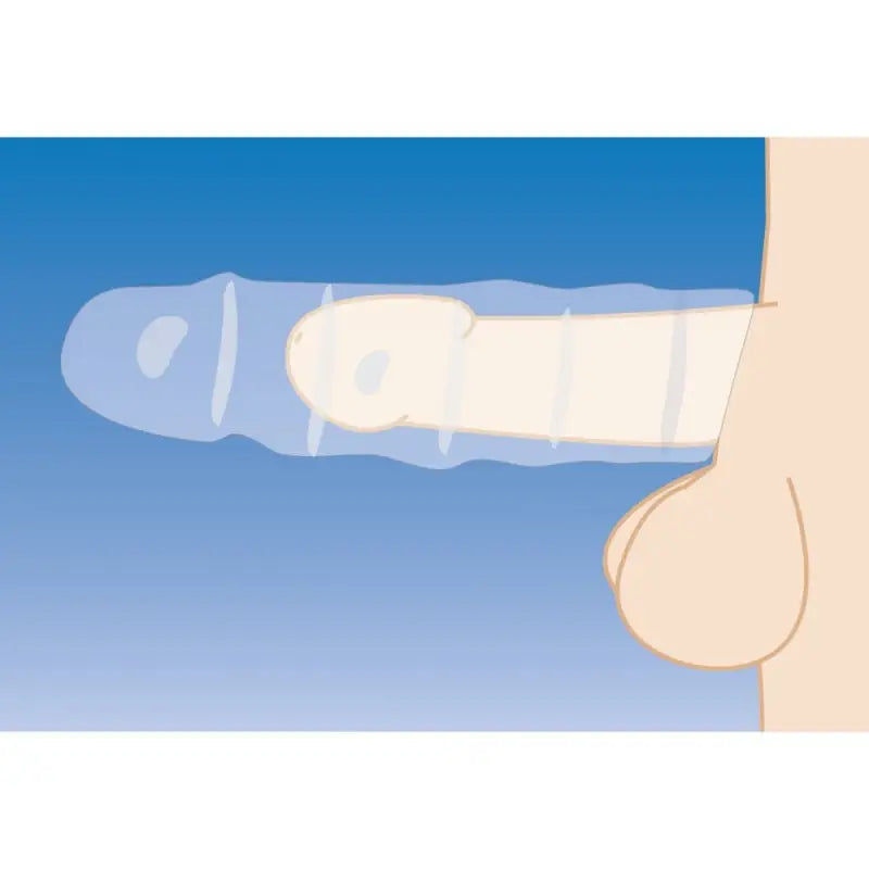 Experience Heightened Pleasure with the Clear Penis Enhancer Sleeve