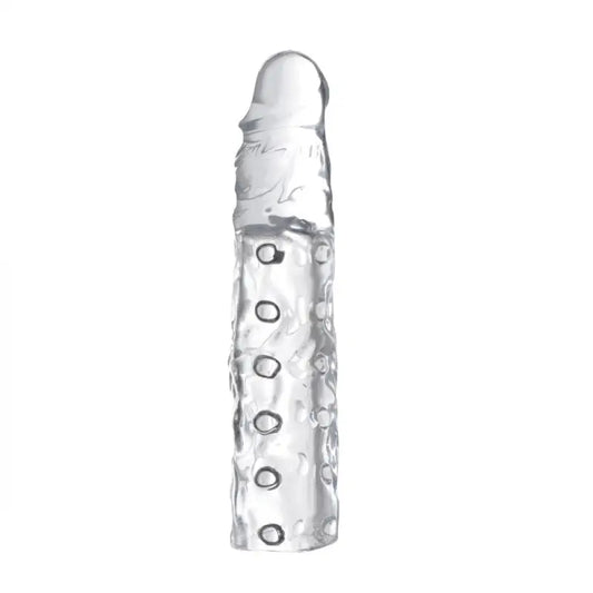 Experience Heightened Pleasure with the Clear Penis Enhancer Sleeve