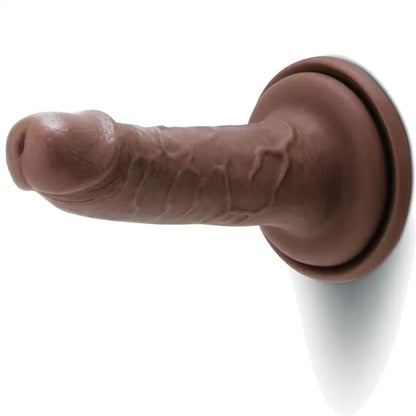 Experience Intense Pleasure with Bulbous Head Ultra 6 Inch Dildo Flesh Brown