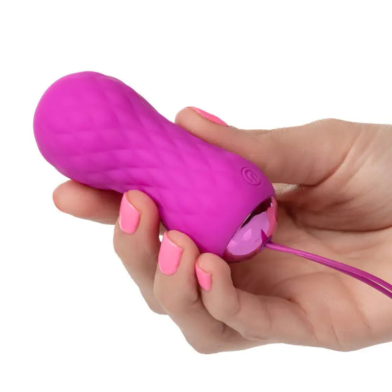 Experience Intense Pleasure with Slay SpinMe Remote Control Textured Bullet