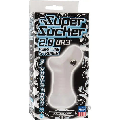 Experience Intense Pleasure with the Super Sucker Ribbed Waterproof Stroker
