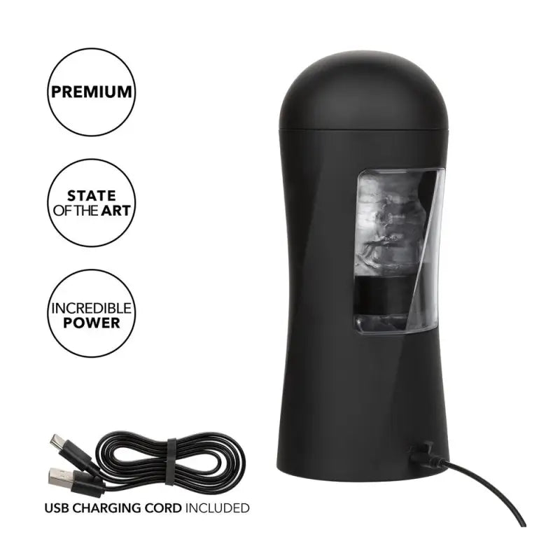 Experience Intense Thrusting Action with Bionic Power Stroker Masturbator