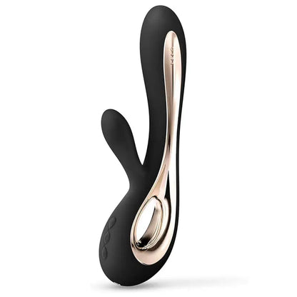 Experience Luxurious Pleasure with the Lelo Soraya Dual Rabbit Vibrator Black