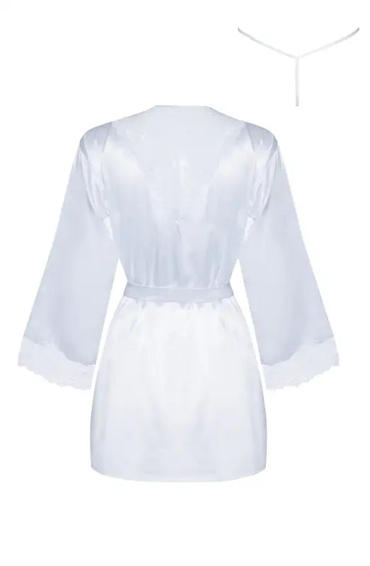 Experience Luxury with the Beauty Night BN6672 Sherie Peignoir White - One Size (S-L)