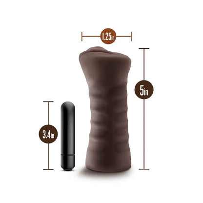 Experience Pleasure with Hot Chocolate Brianna Vagina Vibrating Stroker