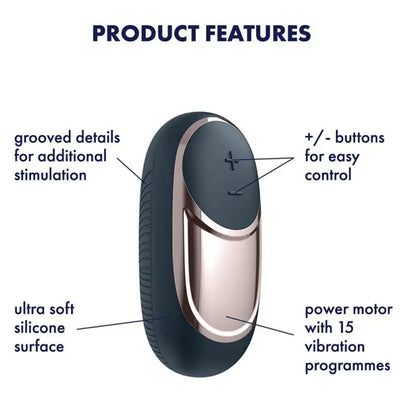 Experience Pleasure with Satisfyer Layons Dark Desire Clitoral Massager