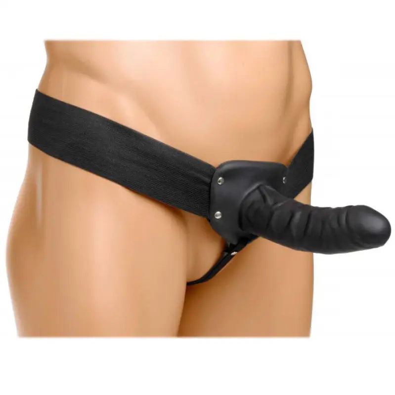 Experience Pleasure with Size Matters Erection Assist Hollow Dildo Strap