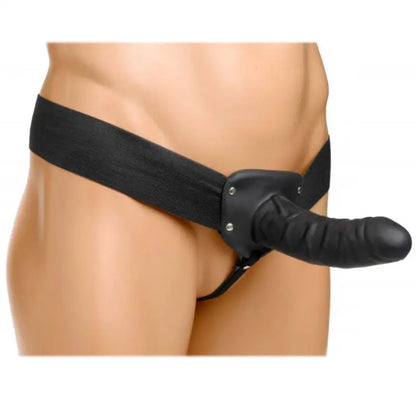 Experience Pleasure with Size Matters Erection Assist Hollow Dildo Strap