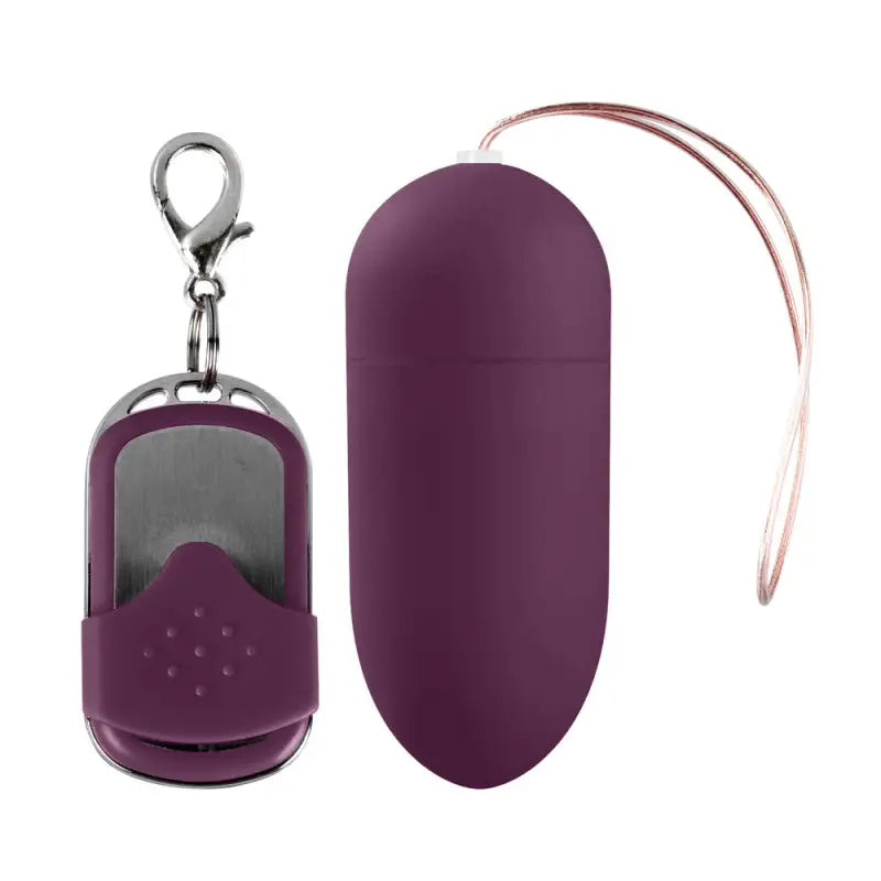 Experience Pleasure with the 10 Speed Remote Vibrating Egg Big Purple