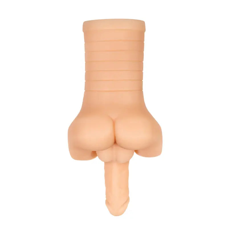 Experience Pleasure with the Flexible Stroking Door Bash Masturbator Flesh Pink