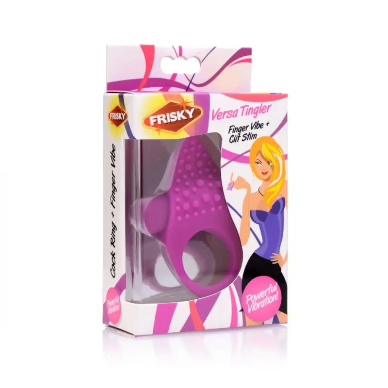 Experience Pleasure with the Frisky Versa Tingler Finger Vibe