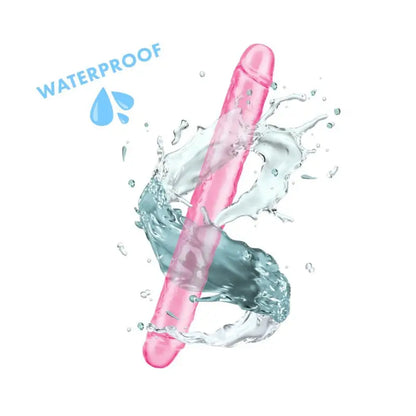 Experience Pleasure with the Me You Us Ultra Double Dildo 12 Inches Pink