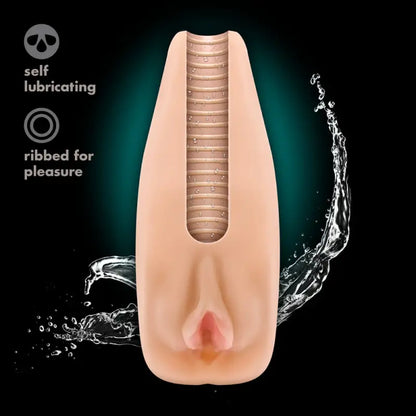 Experience Powerful Vibrations with the M Elite Self Lubricating Masturbator