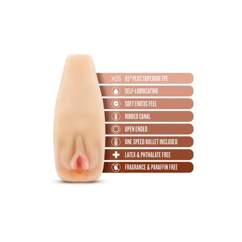 Experience Powerful Vibrations with the M Elite Self Lubricating Masturbator